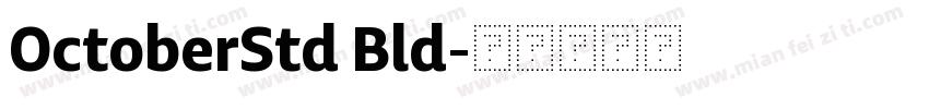 OctoberStd Bld字体转换